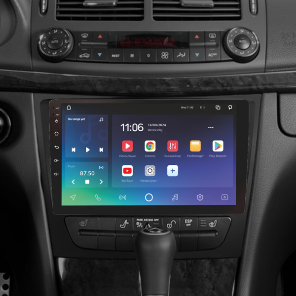 Штатна магнітола SIGMA PRO 9432 ANDROID 10 4+32 Gb 4G DSP Mercedes Benz E Class S211 W211 2002-2009 CLS Class C219 2004-2010 9