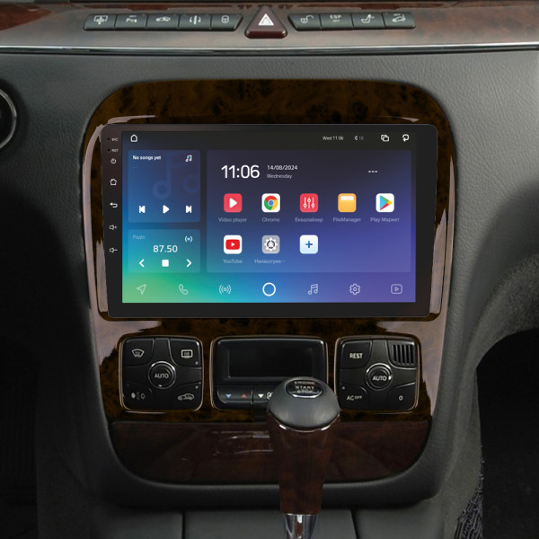 Штатна магнітола SIGMA PRO 9432 ANDROID 10 4+32 Gb 4G DSP Mercedes Benz S-Class W220 VV220 1998-2005 9
