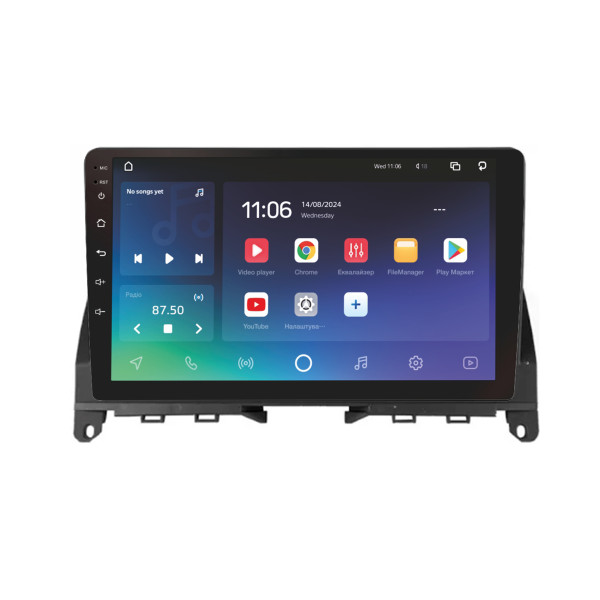 Штатна магнітола SIGMA PRO 9432 ANDROID 10 4+32 Gb 4G DSP Mercedes Benz C Class 3 W204 S204 2006-2011 Black 9