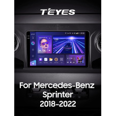Штатная магнитола Teyes CC3 2k 6+128 Gb Mercedes-Benz Sprinter 2018-2022 (F1) 10″