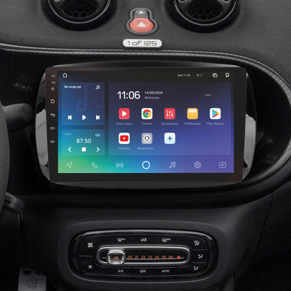 Штатна магнітола SIGMA PRO 9432 ANDROID 10 4+32 Gb 4G DSP Mercedes Benz Smart Fortwo 3 C453 A453 W453 2014-2020 9