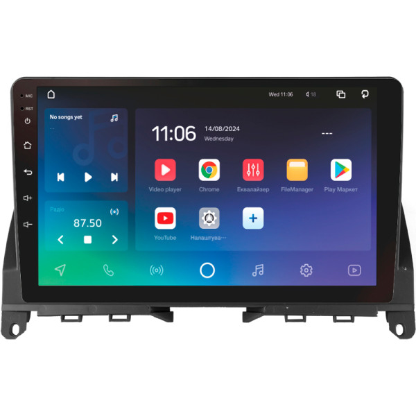 Штатна магнітола SIGMA PRO 9432 ANDROID 10 4+32 Gb 4G DSP Mercedes Benz C Class 3 W204 S204 2006-2011 9