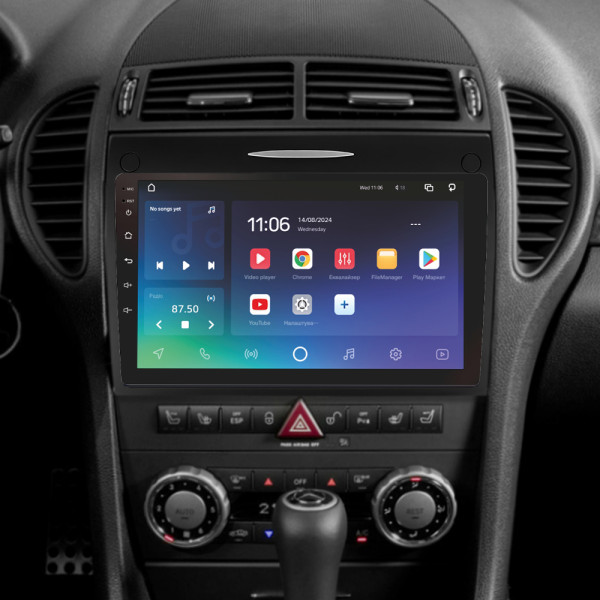 Штатна магнітола SIGMA PRO 9432 ANDROID 10 4+32 Gb 4G DSP Mercedes-Benz SLK-Class SLK Class R171 2004-2011 9