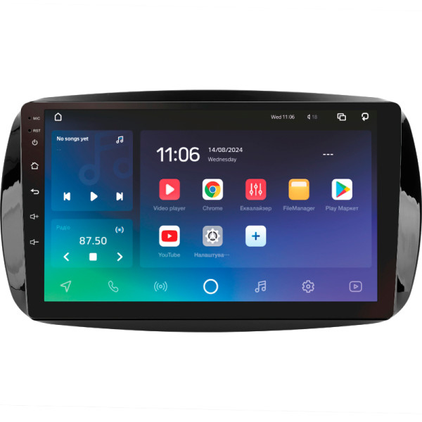 Штатна магнітола SIGMA PRO 9432 ANDROID 10 4+32 Gb 4G DSP Mercedes Benz Smart Fortwo 3 C453 A453 W453 2014-2020 9