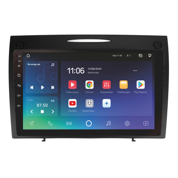 Штатна магнітола SIGMA PRO 9432 ANDROID 10 4+32 Gb 4G DSP Mercedes-Benz SLK-Class SLK Class R171 2004-2011 9