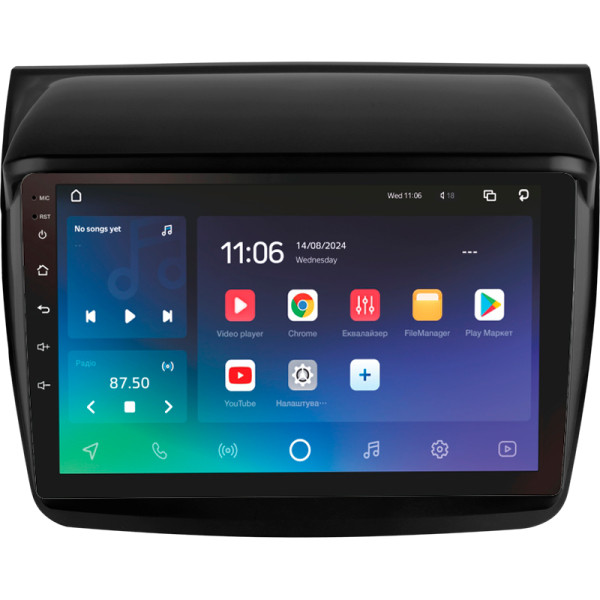 Штатна магнітола SIGMA PRO 9432 ANDROID 10 4+32 Gb 4G DSP Mitsubishi Pajero Sport 2 L200 Triton 2008-2016 9