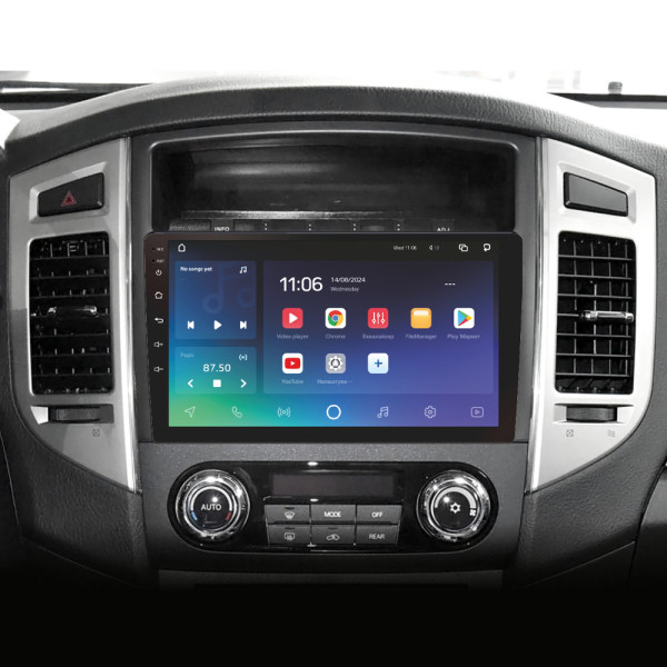 Штатна магнітола SIGMA PRO 9432 ANDROID 10 4+32 Gb 4G DSP Mitsubishi Pajero 4 V80 V90 2006-2024 9