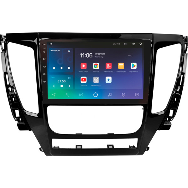 Штатна магнітола SIGMA PRO 9432 ANDROID 10 4+32 Gb 4G DSP Mitsubishi Pajero Sport 3 2016-2018 9