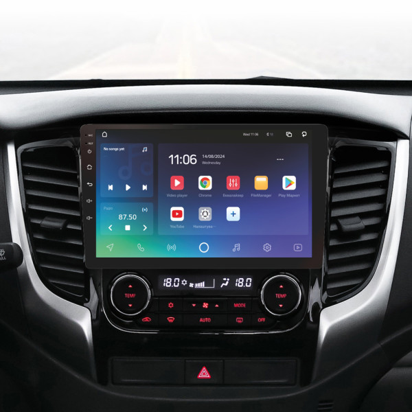 Штатна магнітола SIGMA PRO 9432 ANDROID 10 4+32 Gb 4G DSP Mitsubishi L200 5 (F2) (Automatic air conditioning) 2015-2019 9