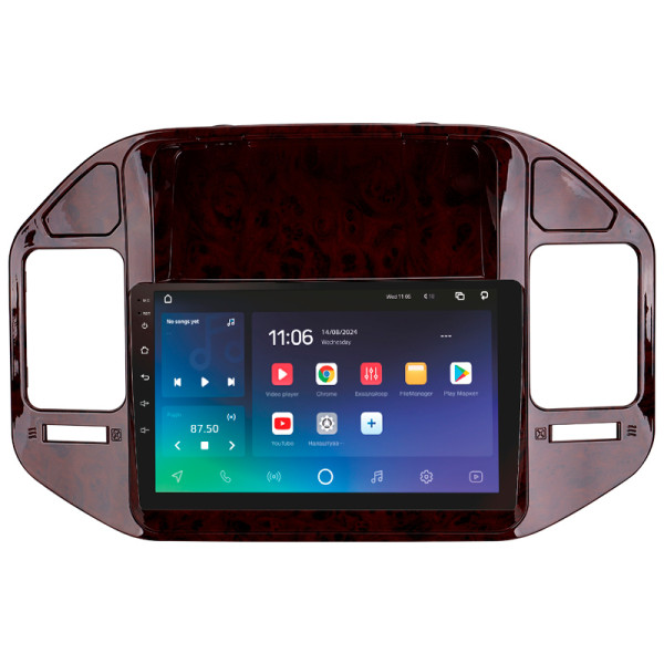 Штатна магнітола SIGMA PRO 9432 ANDROID 10 4+32 Gb 4G DSP Mitsubishi Pajero 3 V70 V60 1999-2006 (brown) 9