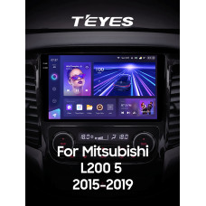 Штатная магнитола Teyes CC3 2k 4+64 Gb Mitsubishi L200 5 2015-2019 Manual air conditioning (F1) 9″