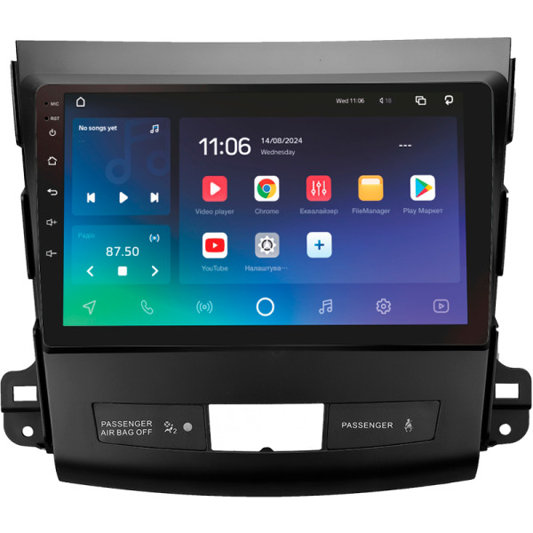 Штатна магнітола SIGMA PRO 9432 ANDROID 10 4+32 Gb 4G DSP Mitsubishi Outlander 2 CW0W 2005-2013 / Citroen C-Crosser 1 2007-2013 / Peugeot 4007 (B) 9