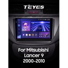Штатная магнитола Teyes CC3 2k 4+64 Gb Mitsubishi Lancer 9 CS 2000-2010 9″