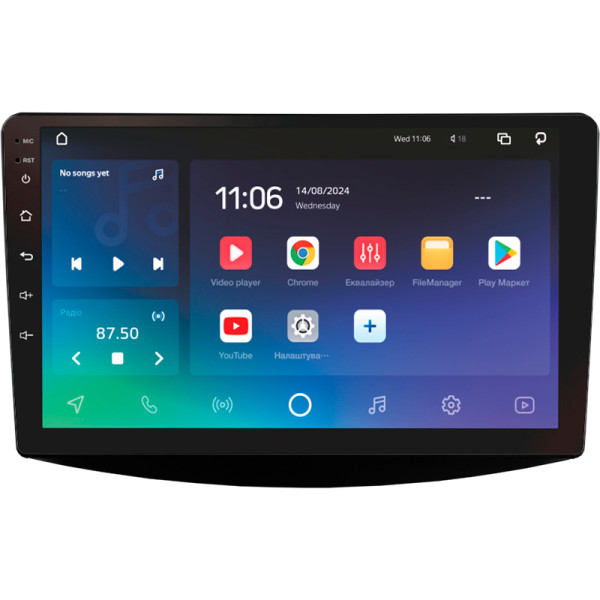 Штатна магнітола SIGMA PRO 9432 ANDROID 10 4+32 Gb 4G DSP Mitsubishi Grandis 1 2003-2010 (F1) 9