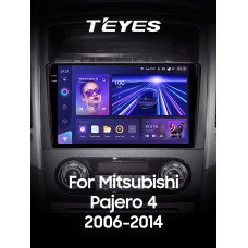 Штатная магнитола Teyes CC3 2k 6+128 Gb 360° Mitsubishi Pajero 4 V80 V90 2006-2024 9″