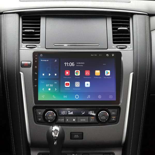 Штатна магнітола SIGMA PRO 10432 ANDROID 10 4+32 Gb 4G DSP Nissan Patrol 6 Y62 2010-2020 (F2) 10