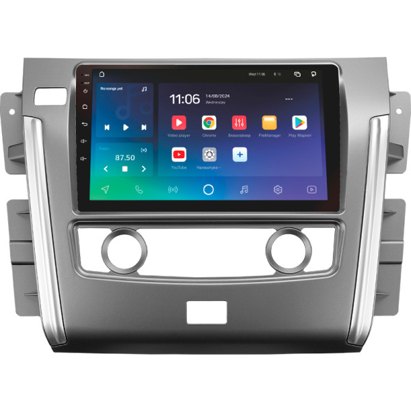 Штатна магнітола SIGMA PRO 10432 ANDROID 10 4+32 Gb 4G DSP Nissan Patrol 6 Y62 2010-2020 (F2) 10