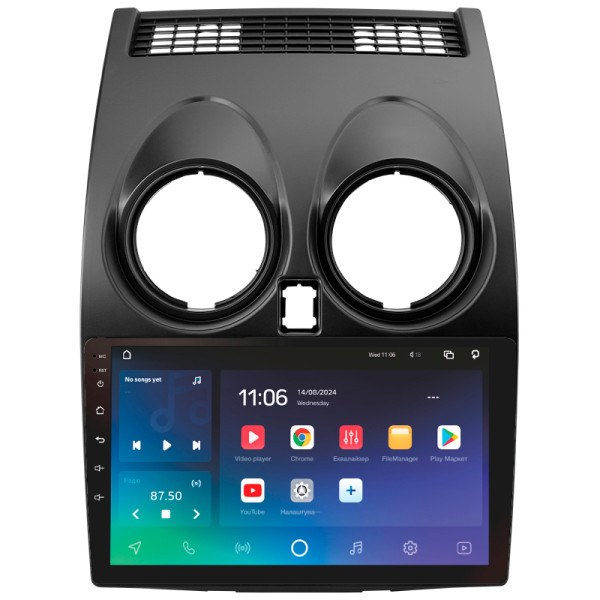 Штатна магнітола SIGMA PRO 9432 ANDROID 10 4+32 Gb 4G DSP Nissan Qashqai 1 J10 2006-2013 (F1) 9