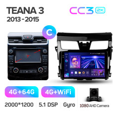 Штатна магнітола Teyes CC3 4+64 Gb Nissan Teana J33 2013-2015 (C) 10" 2k