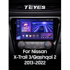 Штатна магнітола Teyes CC3 4+32 Gb Nissan X-Trail X Trail 3 T32 2013-2022- (F1) Manual air conditioning (AB) 10" 2k