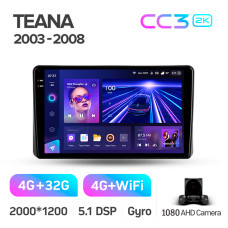 Штатна магнітола Teyes CC3 4+32 Gb Nissan Teana J31 2003-2008 (F1) 9" 2k (L1)