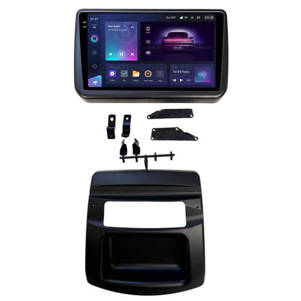 Штатна магнітола Teyes CC3 6+128 Gb з коловим оглядом 360° Nissan NOTE 2005-2012 Black 9