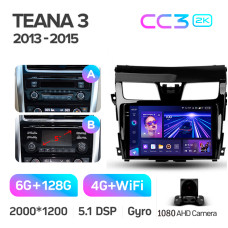 Штатна магнітола Teyes CC3 6+128 Gb Nissan Teana J33 2013-2015 (AB) 10" 2k