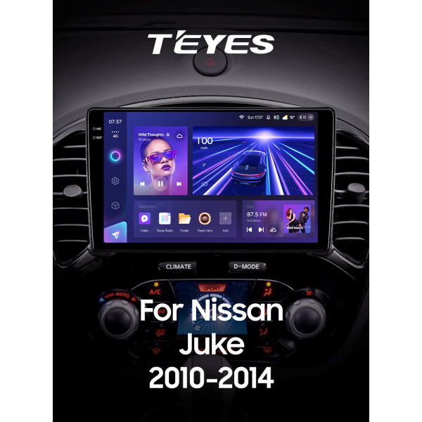 Штатна магнітола Teyes CC3 6+128 Gb з коловим оглядом 360° Nissan Juke 2010-2014 9