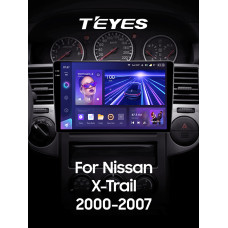 Штатна магнітола Teyes CC3 6+128 Gb з коловим оглядом 360° Nissan X-Trail X Trail X - Trail 1 T30 2000-2007 (F1) 10" 2k