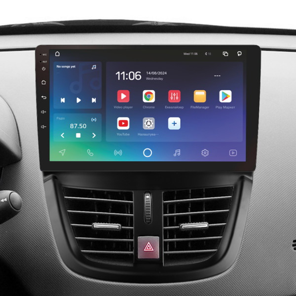 Штатна магнітола SIGMA PRO 9432 ANDROID 10 4+32 Gb 4G DSP Peugeot 207 2006-2015 9