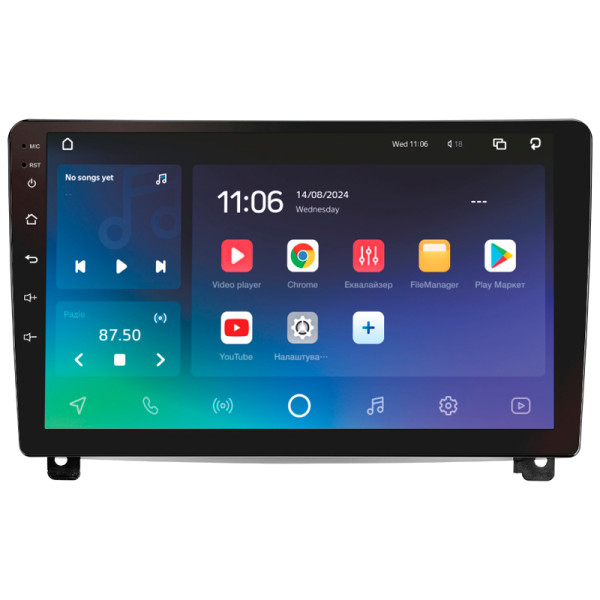 Штатна магнітола SIGMA PRO 9432 ANDROID 10 4+32 Gb 4G DSP Peugeot 407 1 2004 - 2011 (F2) 9