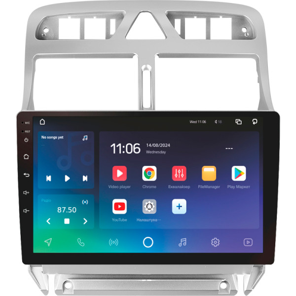 Штатна магнітола SIGMA PRO 9432 ANDROID 10 4+32 Gb 4G DSP Peugeot 307 1 2001-2008 9