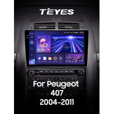 Штатна магнітола Teyes CC3 6+128 Gb Peugeot 407 1 2004 - 2011 (F1) 9" 2k (L2)