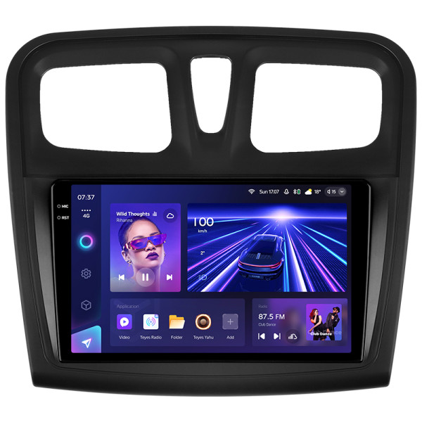 Штатна магнітола Teyes CC3 6+128 Gb з коловим оглядом 360° Renault Logan 2 2012-2022 Sandero 2 2013-2022 (F1) (B) 9