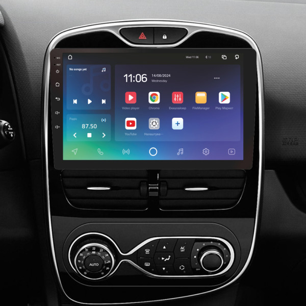 Штатна магнітола SIGMA PRO 10432 ANDROID 10 4+32 Gb 4G DSP Renault Clio 4 BH98 KH98 2012-2015 10