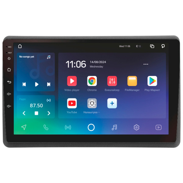 Штатна магнітола SIGMA PRO 10432 ANDROID 10 4+32 Gb 4G DSP Renault Master 2010-2019 For Nissan NV400 2010-2020 For Opel Movano 2 2010-2019 (F1) 10