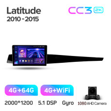 Штатна магнітола Teyes CC3 4+64 Gb Renault Latitude 1 2010-2015 10" 2k (L3)