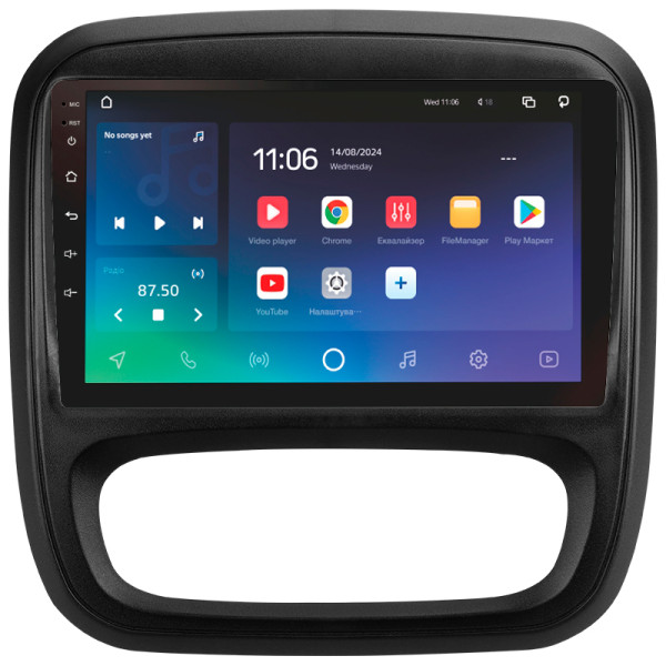 Штатна магнітола SIGMA PRO 9432 ANDROID 10 4+32 Gb 4G DSP Renault Trafic 3 2014-2021 / Opel Vivaro B 2014-2018 9
