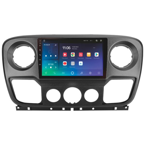 Штатна магнітола SIGMA PRO 10432 ANDROID 10 4+32 Gb 4G DSP Renault Master 2010-2019 For Nissan NV400 2010-2020 For Opel Movano 2 2010-2019 (F2) 10