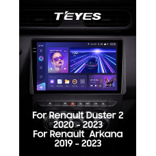 Штатная магнитола Teyes CC3 2k 4+64 Gb Renault Duster HM 2 2020-2023 (F1) 10″