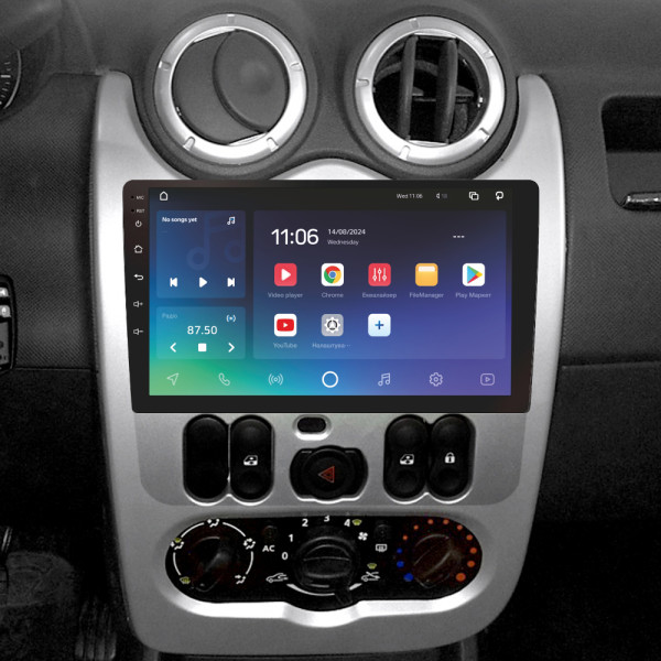 Штатна магнітола SIGMA PRO 9432 ANDROID 10 4+32 Gb 4G DSP Renault Logan 1 Sandero For Dacia Duster 2009-2017 9