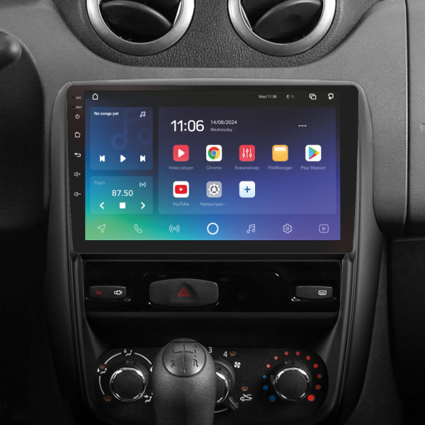 Штатна магнітола SIGMA PRO 9432 ANDROID 10 4+32 Gb 4G DSP Renault Duster 1 2010-2015 For Nissan terrano 3 2014-2022 9