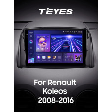 Штатная магнитола Teyes CC3 2k 6+128 Gb 360° Renault Koleos 2008-2016 (B) 9″