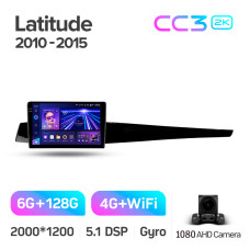 Штатна магнітола Teyes CC3 6+128 Gb Renault Latitude 1 2010-2015 10" 2k (L3)