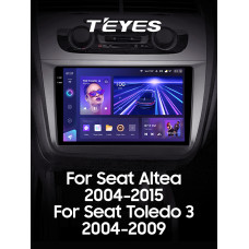 Штатна магнітола Teyes CC3 6+128 Gb Seat Altea 5P (Left hand drive) 2004-2015 9" 2k