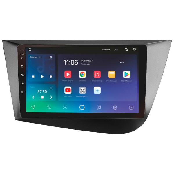 Штатна магнітола SIGMA PRO 9432 ANDROID 10 4+32 Gb 4G DSP Seat Leon 2 2005-2012 (F2) 9