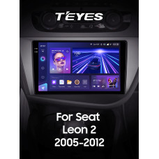 Штатная магнитола Teyes CC3 2k 6+128 Gb Seat Leon 2 2005-2012 (F2) 9″
