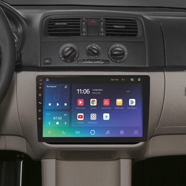 Штатна магнітола SIGMA PRO 10432 ANDROID 10 4+32 Gb 4G DSP Skoda Fabia 2 2007-2014 10