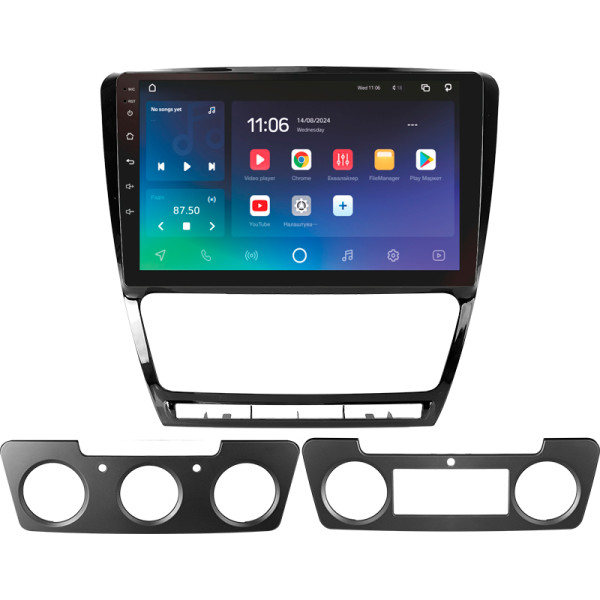 Штатна магнітола SIGMA PRO 10432 ANDROID 10 4+32 Gb 4G DSP Skoda Octavia 2 A5 2008-2013 10