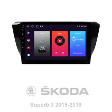 Штатная магнитола Sigma F10216 2+32 Gb Skoda Superb 3 2015-2019 10″